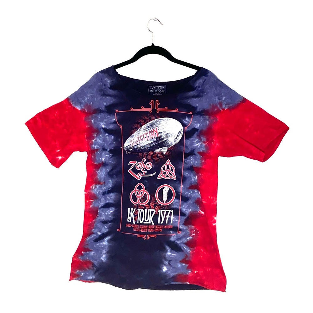 Led Zeppelin tie-dye Band Tee Size Medium